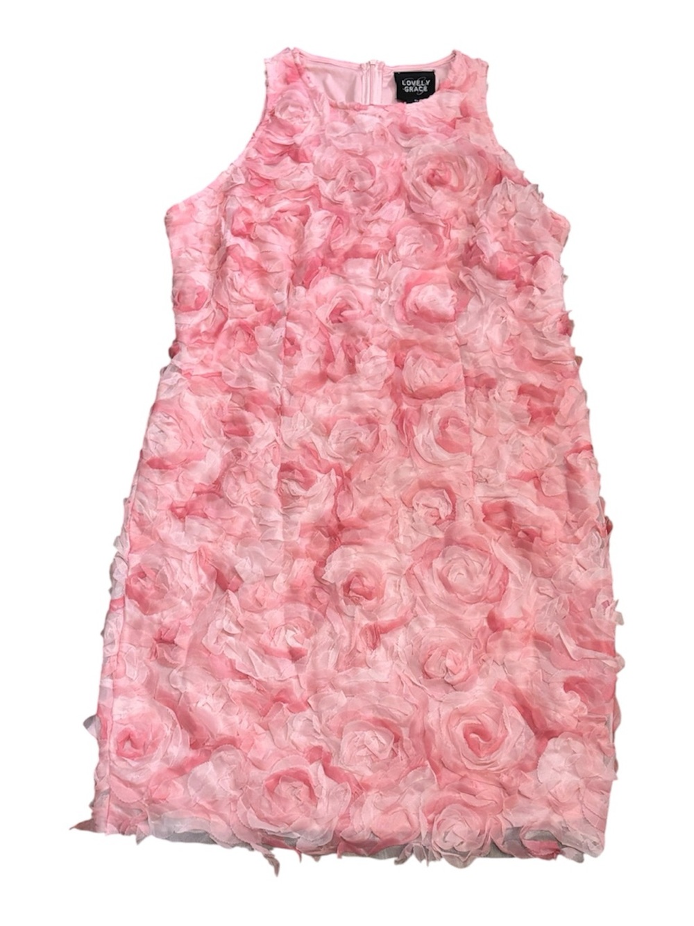 🌸NWT Lovely Grace Pink Rosette Party Dress Women’s Size XL 🌸